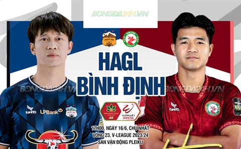 Nhận định HAGL vs Bình Định (17h00 ngày 16/6): Ở hai thái cực