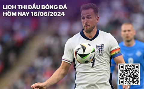 Lịch thi đấu bóng đá hôm nay 16/6/2024: Serbia - Anh, Ba Lan - Hà Lan