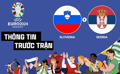 Thông tin trước trận đấu Slovenia vs Serbia (Bảng C Euro 2024) ngày 20/6