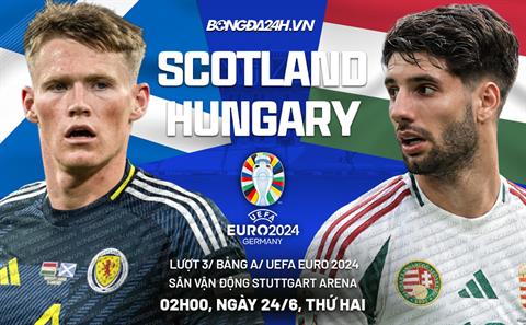 Nhận định bóng đá Scotland vs Hungary (02h00 ngày 24/06): Căng thẳng tột độ