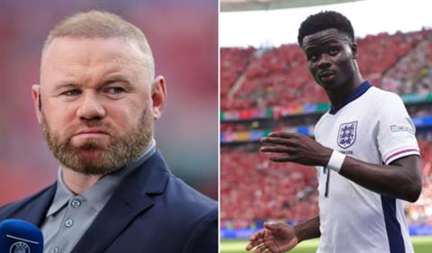 Wayne Rooney lo ngại Southgate mắc sai lầm về Bukayo Saka 