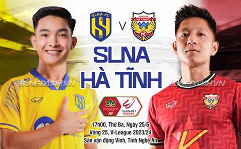 Nhận định SLNA vs Hà Tĩnh (17h00 ngày 25/6): Chung kết ngược không khoan nhượng