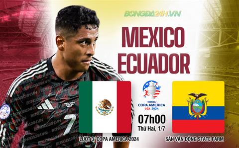 Bất lực trước Ecuador, Mexico chia tay Copa America 2024