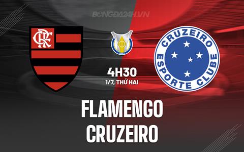 Nhận định Flamengo vs Cruzeiro 4h30 ngày 1/7 (VĐQG Nhật Bản)