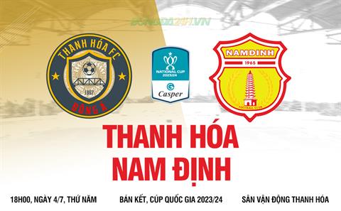 Nhận định Thanh Hoá vs Nam Định (18h00 ngày 4/7): Phục thù được không?