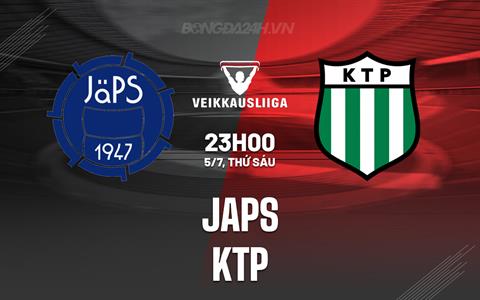 Nhận định bóng đá JaPS vs KTP 23h00 ngày 5/7 (Hạng 2 Phần Lan 2024)