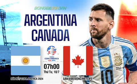 Nhận định bóng đá Argentina vs Canada (07h00 ngày 10/07): Khó cản nhà ĐKVĐ