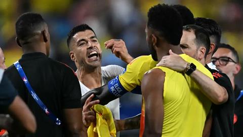 Luis Suarez chỉ trích các cầu thủ Colombia sau trận thua của Uruguay