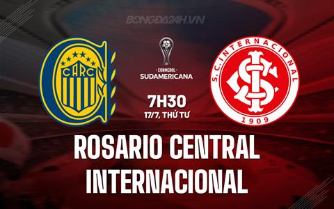 Nhận định Rosario Central vs Internacional 7h30 ngày 17/7 (Copa Sudamericana 2024)