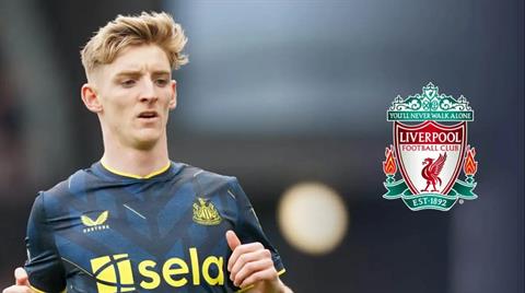 Fabrizio Romano lên tiếng về khả năng Anthony Gordon gia nhập Liverpool