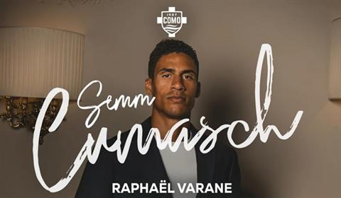 Raphael Varane hào hứng trong ngày ra mắt đội bóng Ý Como 1907