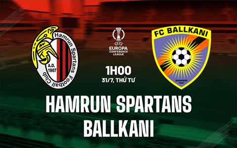 Nhận định Hamrun Spartans vs Ballkani 1h00 ngày 31/7 (Conference League 2024/25)