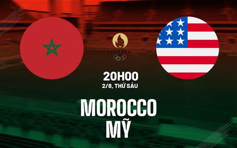 Nhận định bóng đá Morocco vs Mỹ 20h00 ngày 2/8 (Olympic 2024)