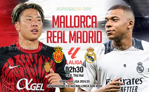 Nhận định Mallorca vs Real Madrid (02h30 ngày 19/8): 3 điểm đầu tiên cho Los Blancos