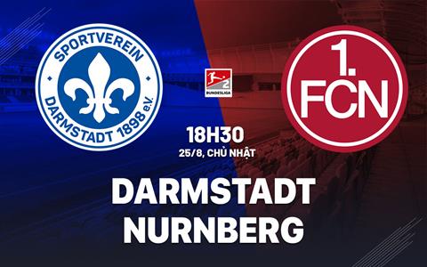 Nhận định bóng đá Darmstadt vs Nurnberg 18h30 ngày 25/8 (Hạng 2 Đức 2024/25)