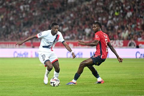 “Cơn lốc đường biên” Ousmane Dembele giúp PSG tiếp tục bay cao