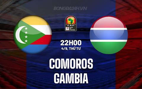 Nhận định Comoros vs Gambia 22h00 ngày 4/9 (Vòng loại CAN 2025)