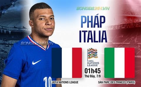 Pháp thua Italia tâm phục khẩu phục ngay tại Parc des Princes