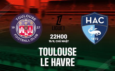 Nhận định bóng đá Toulouse vs Le Havre 22h00 ngày 15/9 (VĐQG Pháp 2024/25)