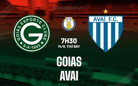 Nhận định bóng đá Goias vs Avai 7h30 ngày 14/9 (Hạng 2 Brazil 2024)