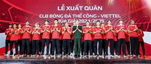 Thể Công Viettel đặt mục tiêu vô địch V.League 2024/25