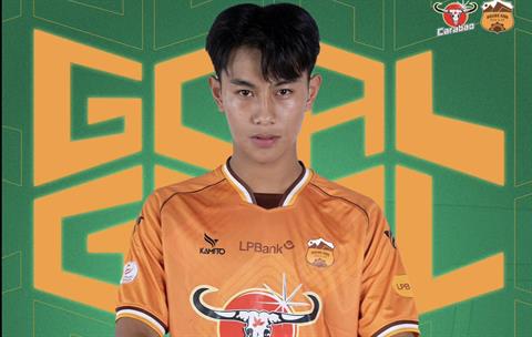 Thần đồng 17 tuổi Trần Gia Bảo lần đầu đá chính tại V.League