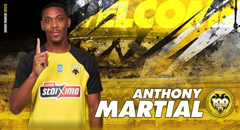 Anthony Martial hạnh phúc trong ngày ra mắt AEK Athens