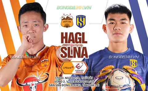 Trực tiếp HAGL 1-0 SLNA (H2): Cách biệt mong manh