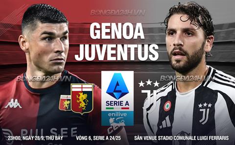 Nhận định Genoa vs Juventus (23h00 ngày 28/9): Chuỗi hòa 0-0 có dừng lại?