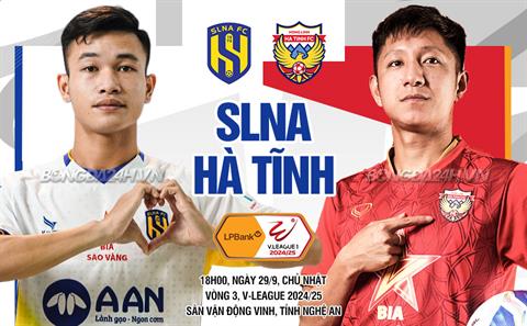 Nhận định SLNA vs Hà Tĩnh (18h00 ngày 29/9): Nóng ở derby xứ Nghệ