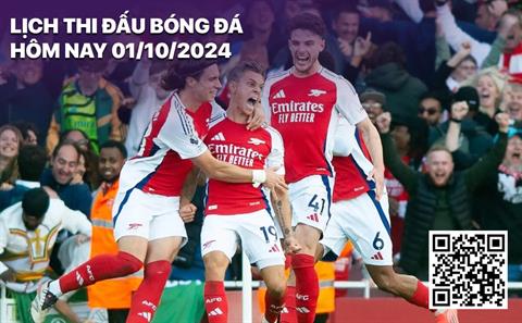 Lịch thi đấu bóng đá hôm nay 1/10: Leverkusen - AC Milan, Arsenal - PSG