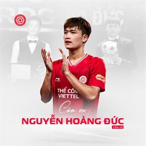 CLB Thể Công - Viettel chính thức chia tay tiền vệ Nguyễn Hoàng Đức