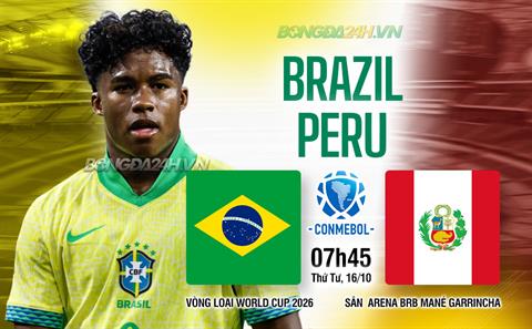 Brazil hủy diệt Peru tại vòng loại World Cup 2026