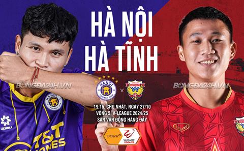 Nhận định Hà Nội vs Hà Tĩnh (19h15 ngày 27/10): Chủ lấn át khách