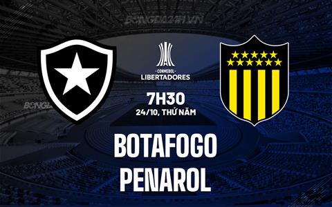 Nhận định Botafogo FR vs Penarol 7h30 ngày 24/10 (Copa Libertadores 2024)