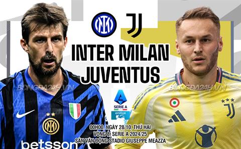 Inter Milan chia điểm với Juventus sau trận derby Italia điên rồ bậc nhất lịch sử