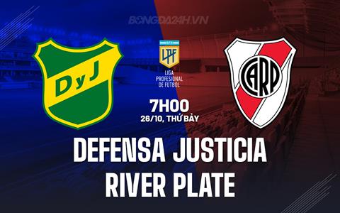 Nhận định Defensa Justicia vs River Plate 7h00 ngày 26/10 (VĐQG Argentina 2024)