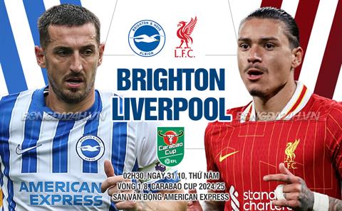 Nhận định Brighton vs Liverpool (02h30 ngày 31/10): Đánh bại Hải âu