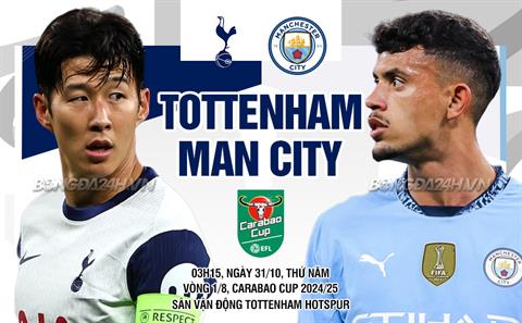 Hạ Man City, Tottenham vào tứ kết cúp Liên đoàn Anh 