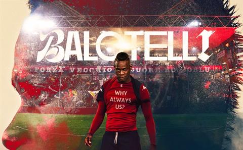 Mario Balotelli chính thức trở lại thi đấu ở Serie A