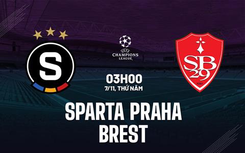 Nhận định Sparta Praha vs Brest (03h00 ngày 7/11): Kịch hay ở Praha