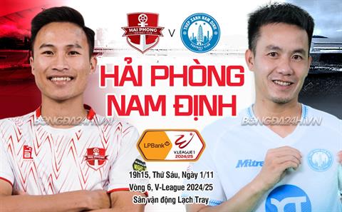 Đánh bại Hải Phòng, ĐKVĐ Nam Định tìm lại cảm giác chiến thắng