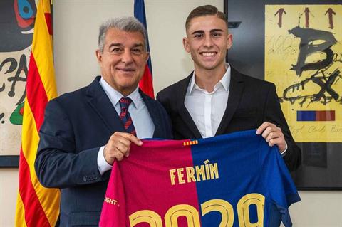 Barca trói chân Fermin Lopez với điều khoản giải phóng 500 triệu Euro