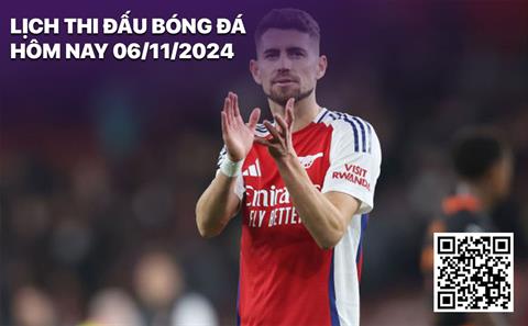 Lịch thi đấu, trực tiếp bóng đá hôm nay 6/11: Inter Milan - Arsenal