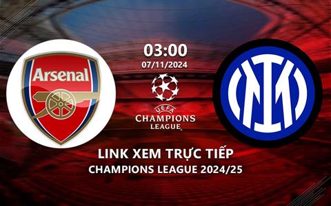 Xem Inter Milan vs Arsenal 3h00 ngày 7/11/2024 trên kênh nào?