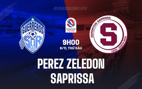 Nhận định Perez Zeledon vs Saprissa 9h00 ngày 8/11 (VĐQG Costa Rica 2024/25)