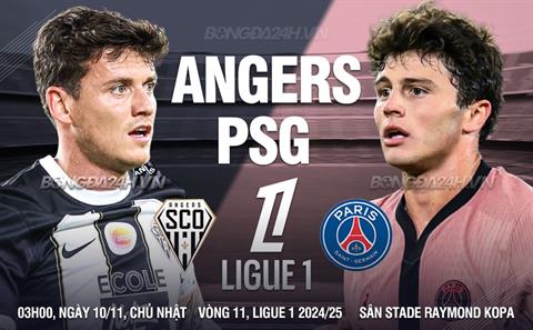 Nhận định Angers vs PSG (03h00 ngày 10/11): Chiến thắng dễ dàng