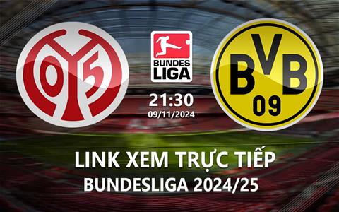 Xem bóng đá Mainz vs Dortmund 21h30 ngày 9/11/2024 ở đâu?