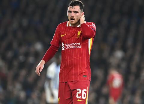 Liverpool nhắm 3 mục tiêu thay thế Andy Robertson