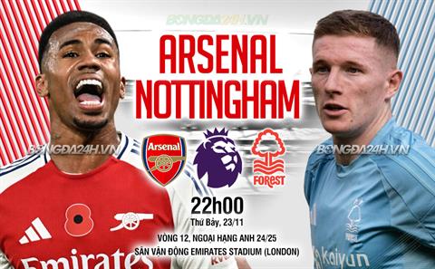 Nhận định Arsenal vs Nottingham (22h00 ngày 23/11): Giải mã hiện tượng